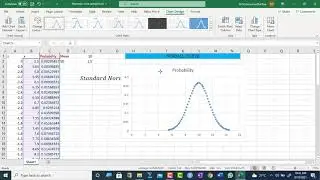 NORMAL PROBABILITY CURVE USING EXCEL
