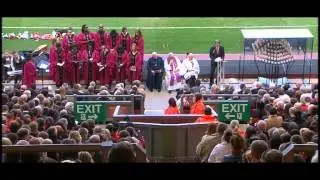John Henry at the Hillsborough Memorial Service at Anfield