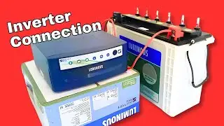 Inverter Connection for Home | Inverter Wiring in Home | Inverter Installation at Home | Techno365