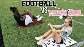 Can a teen girl survive an NFL player's workout?