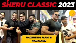 INDIAN HULK mr.Rajendramani & Jr.hulk Benjamin at sheru classic 2023 Delhi