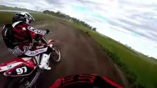 Honda CR 125, riding again on track after 3 years (two strokes pure sound)