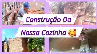 VLOG/CONSTRUÇÃO DA NOSSA COZINHA 🤌❤️