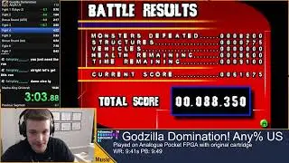 Godzilla Domination! Speedrun - Any% (US) [WORLD RECORD] - 9:39 - Rel_Wood
