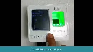 Identix SF100 How to Update Firmware