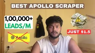Scrape 1,00,000 leads without Apollo Premium (Best Apollo Scraper)!!