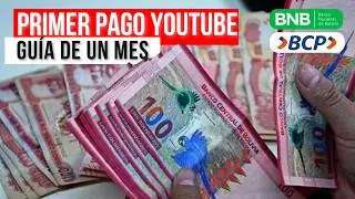 Primer pago de Youtube | En Bolivia es posible 🤔 💰
