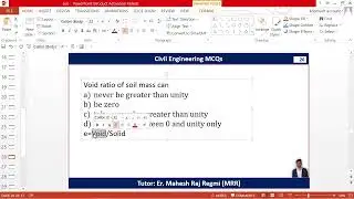 NEC License Civil MCQs | Three Phase of Soil | Soil Mechanics