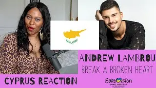 CYPRUS EUROVISION 2023 REACTION | ANDREW LAMBROU - BREAK A BROKEN HEART