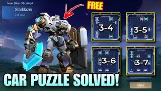 MOBILE LEGENDS TODAY'S CAR PUZZLE GUIDE!! (3.1 to 3.7)