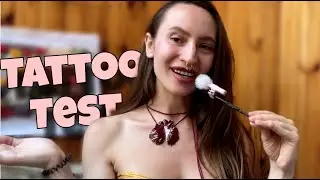 [4K] Transparent Temporary Tattoo Test | How To Tattoo