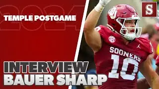 TEMPLE POSTGAME PRESS CONFERENCE: Bauer Sharp