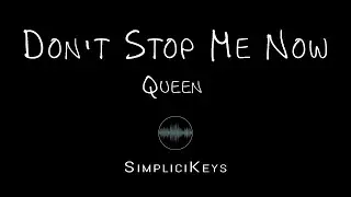 Queen - Don't Stop Me Now (Karaoke Piano)