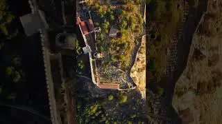 Road to castle #road #serpent #drone #dronevideo #droneshot #dji #aerial #aerialvideo #castle #ruins