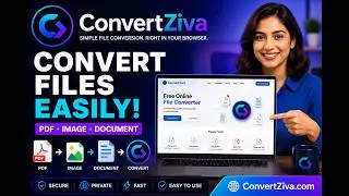 How to Convert Files Online with ConvertZiva | PDF, Image & Document Converter
