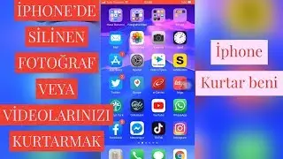 İPHONE’DE 📱SİLİNEN FOTOĞRAF VEYA VİDEOLARINIZI KURTARMA📱
