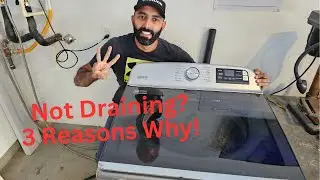 Top 3 Reasons Why Newer Style Maytag Washer Will Not Drain!