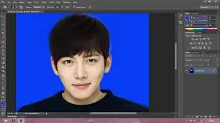 Cara cepat edit Pasphoto Warna Ukuran 3x4, 4x6, 2x3 Menggunakan Photoshop CS6