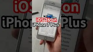How to Get iOS 26 on iPhone 7 Plus!