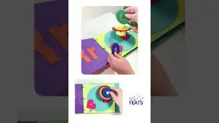 Baby Sensory Book - Felt Quiet Book for Babies #babygifts #montessoribaby #babysensory #babytoy