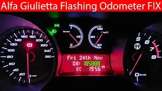 Giulietta FLASHING ODOMETER FIX After Blue&Me removal, PROXY ALIGNMENT ISSUES FIXED, Airbag Node FIX