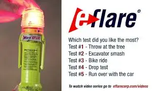 Eflare Beacon Toughness Test - Reflection