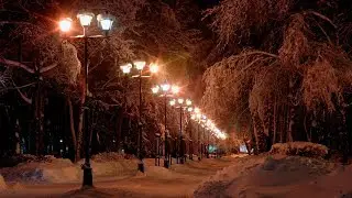 Кружится белый снег. Снег порхает и кружится. Релакс музыка
