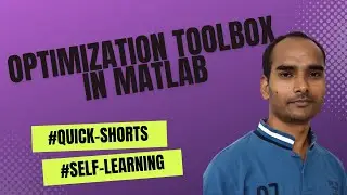 Optimization Toolbox in Matlab