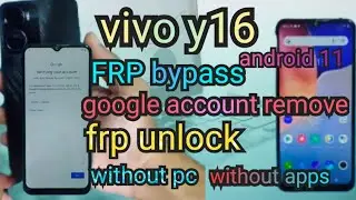 vivo y16 frp bypass | google account remove | frp unlock 2023 | without pc 