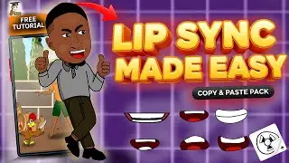 How to Lip Sync on Flipaclip (With Copy & Paste Pack)