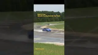 BMW M Cars Drift the Michelin Proving Grounds Test Track. #shorts