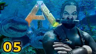 TAMING A BASILOSAURUS THEN KILLING THE BROOD MOTHER | ARK SURVIVAL EVOLVED 5