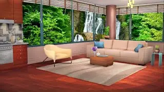 Green Screen Studio Background 4K, Free Virtual News Studio Background