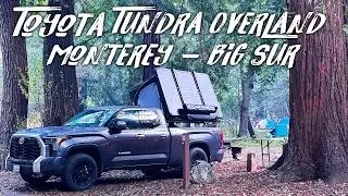 Toyota Tundra Overland Trip Monterey and Big Sur