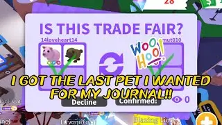 FINALLY🥳 I GOT THIS PET😍 COMPLETED MY JOURNAL🥰 DID I OVERPAY WITH NEON PIG & ADD?🤔 Adopt Me - Roblox