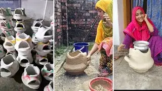 সিমেন্টের চুলা কিনে নিয়ে আসলাম। এখন থেকে মাঝে মাঝে চুলায় রান্না করবো। 🥰🥰