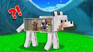 EPIC TSUNAMI vs Doomsday Bunker in DOG In Minecraft!