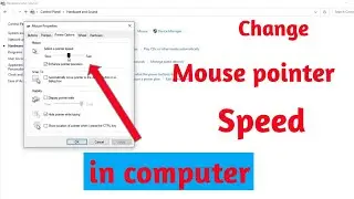 How to adjust mouse pointer speed! Mouse pointer speed kaise adjust kare! By Helppandeyji