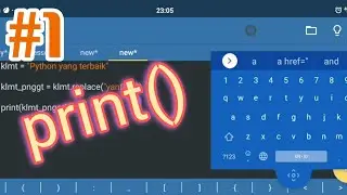 Part 1: Print || Learn Python on Android Phones