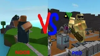 Noob Vs Pro Roblox Tower Battles (Co-Op)