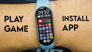 Best SmartWatch 2025 - Xiaomi MiBand 9 - Test Install Games and Apps