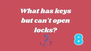 What has keys but can't open locks? #shorts