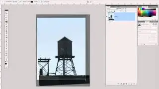 Photoshop CS4 - Straighten photo, add canvas