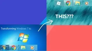 Transforming Windows 7 into something modern, but still Windows 7...