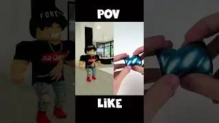 #POV ELE GANHOU UM CHAPEU NO ROBLOX 😱 #roblox