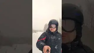 Буковель. Декабрь 2023 года. Спуск на лыжах. 