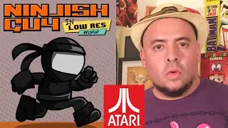 Ninjish Guy in Low Res World - ATARI 2600 Gameplay