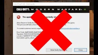 How to stop all crashes Modern Warfare 2 with Easy Trick