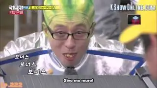 [ENG SUB] Running Man Find Food On Earth Funny Game