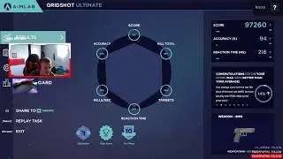 AIM LAB 100k gridshot journey - 2020-05-20 (current PB - 97260)